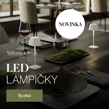 Elegantní doplněk do moderního interiéru, stylová lampička pro zahradní stůl či bar na terase, ambientní tlumené světlo pro restaurace a hotely.
